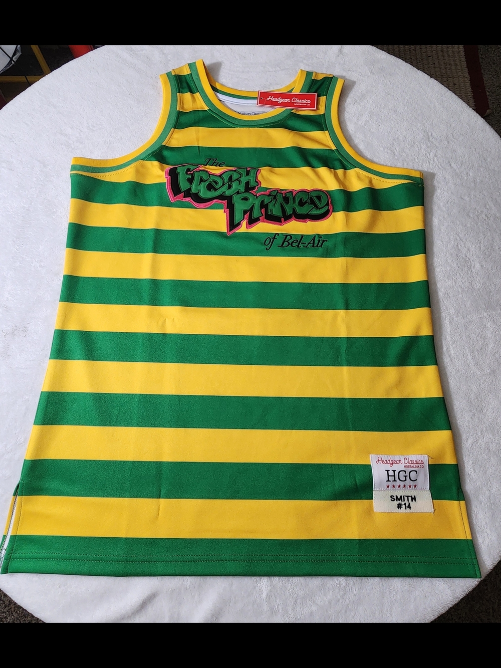 Headgear Classics Men's Fresh Prince of Bel-Air Will Smith Jersey